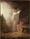Expulsion of Adam and Eve by John Faed (Scottish, 1820–1902) - Classic Art canvas print