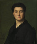 Portrait of a Woman by Jean-Jacques Henner (French, 1829–1905) - Classic Art canvas print