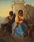 Italian Scene by Léopold Robert (Swiss, 1794–1835) - Classic Art canvas print