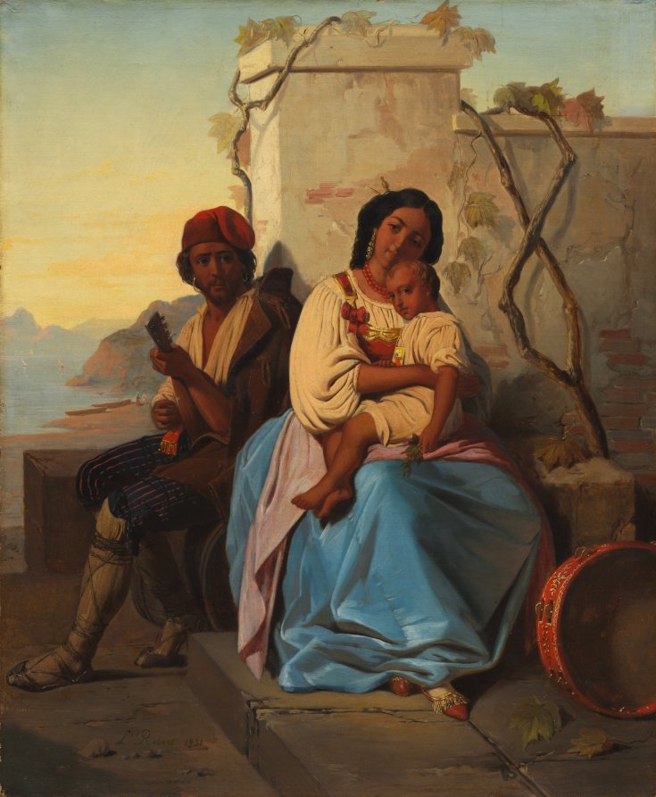 Italian Scene by Léopold Robert (Swiss, 1794–1835) - Classic Art canvas print