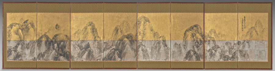 Seventy-Two Peaks Under the Blue Sky with Mount Furong by Matsumura Goshun (Japanese, 1752–1811) - Classic Art canvas print