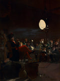 A Night Class by Jehan-Georges Vibert (French, 1840–1902) - Classic Art canvas print