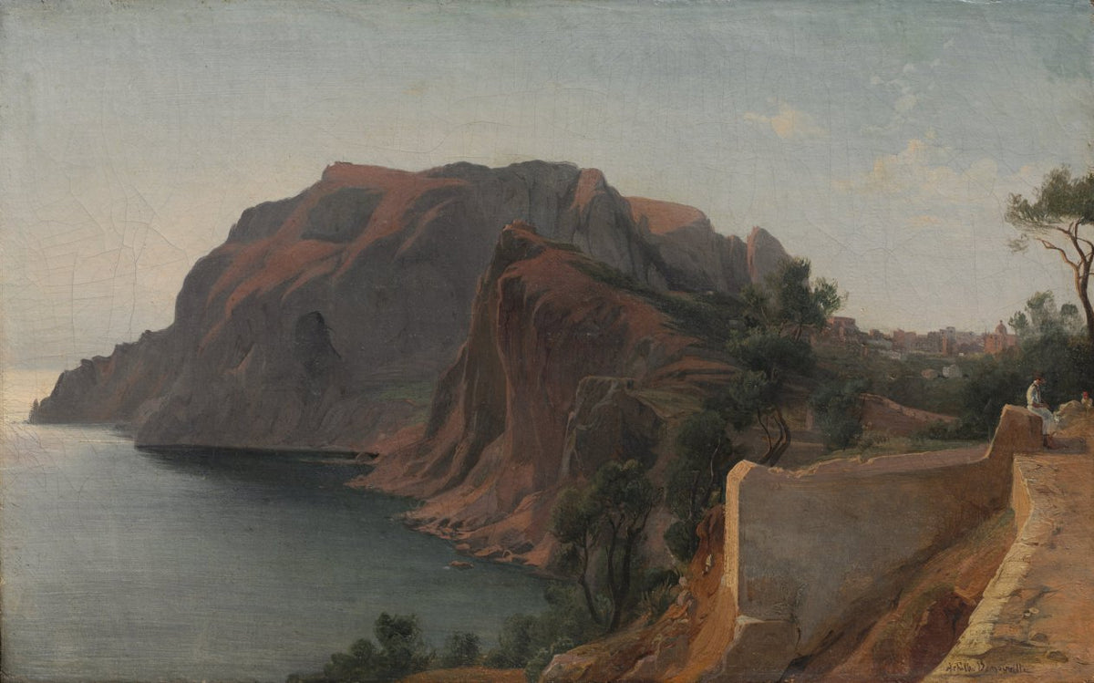 Capri by Jean Achille Benouville (French, 1815–1891) - Classic Art canvas print