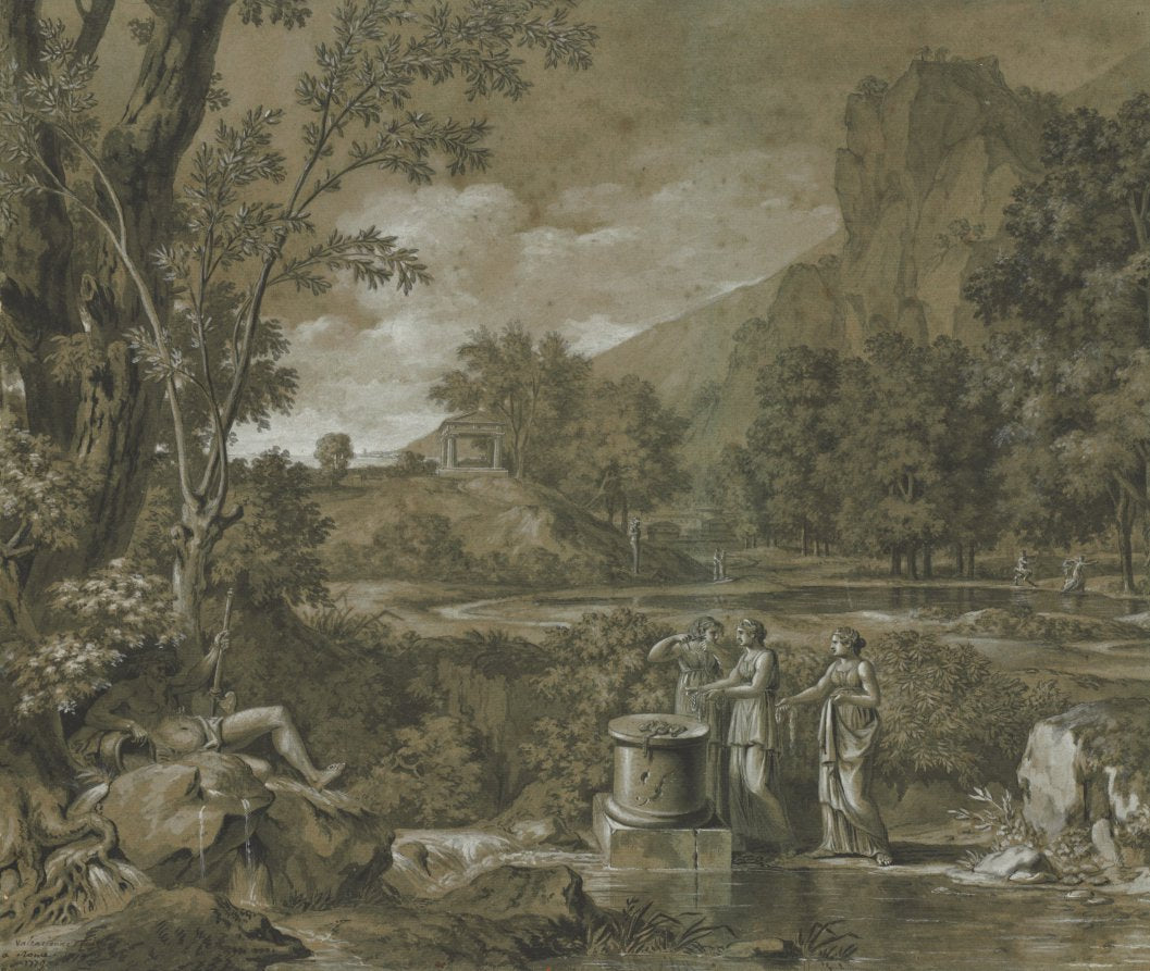 Classical Landscape by Pierre Henri de Valenciennes (French, 1750–1819) - Classic Art canvas print