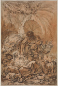The Departure of Jacob by François Boucher (French, 1703–1770) - Classic Art canvas print