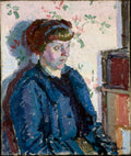 Sylvia Gosse by Harold Gilman (British, 1876–1919) - Classic Art canvas print