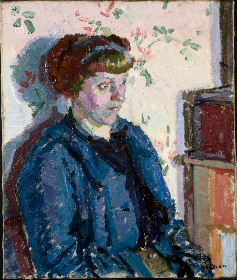 Sylvia Gosse by Harold Gilman (British, 1876–1919) - Classic Art canvas print