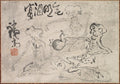 Sake Party with No Light by Tomioka Tessai (Japanese, 1836–1924) - Classic Art canvas print