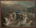 The Triumph of Neptune and Amphitrite by Frans Francken (Flemish, 1581–1642) - Classic Art canvas print