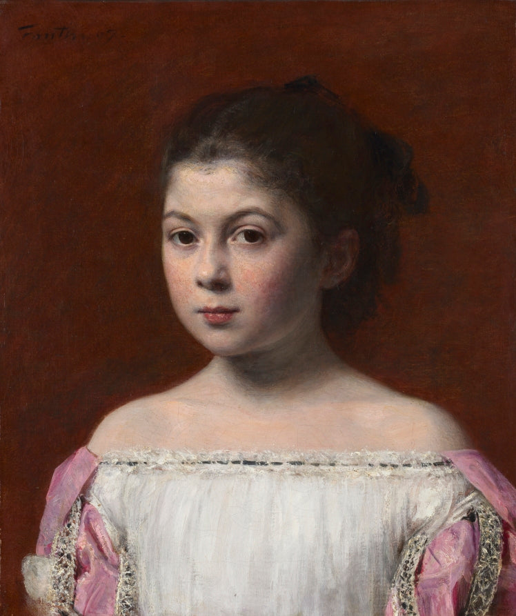 Marie-Yolande de Fitz-James by Henri Fantin-Latour (French, 1836–1904) - Realist canvas print