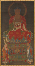 Shakyamuni with two attendants by  - Classic Art canvas print