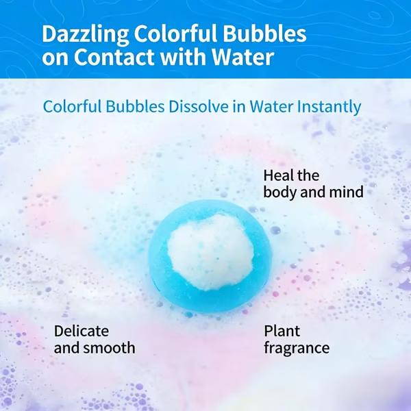 12-Pack Kids Bath Bombs with Surprise Spring Toys Inside - Easter Basket Stuffers for Boys & Girls - Skin-Soothing Bath Fizzies Gift Set (Ages 3+)