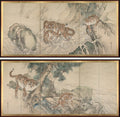 Tiger Family by Kishi Ganku (Japanese, 1749/56–1838) - Classic Art canvas print