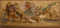 Study for The Bear Hunt for the Alczar, Madrid by Peter Paul Rubens (Flemish, 1577–1640) - Baroque canvas print