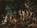 The Judgment of Paris by Joachim Anthoniz Wtewael (Dutch, 1566–1638) - Classic Art canvas print