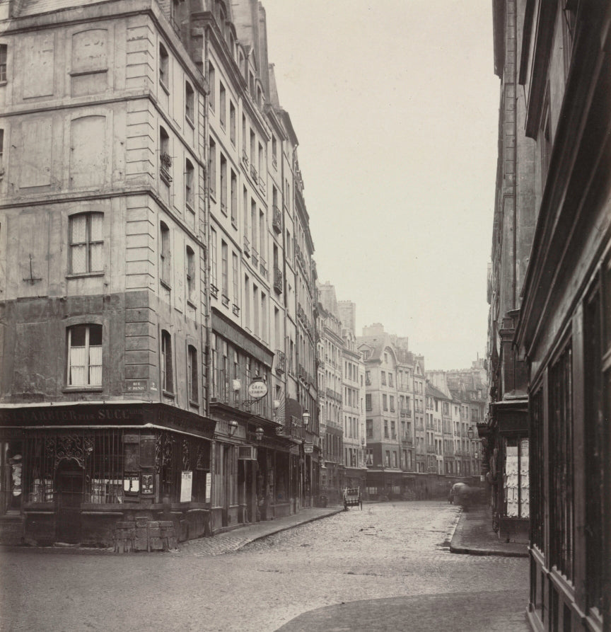 Rue de la Ferronnerie by Charles Marville (French, 1813–1879) - Classic Art canvas print