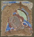Fragment with a Head of Bodhisattva by  - Classic Art canvas print