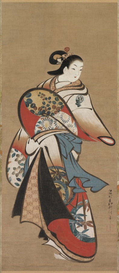 Courtesan by Matsuno Chikanobu (Japanese, active 1716–35) - Classic Art canvas print