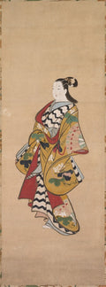 Courtesan by Kaigetsudō Ando (Japanese, c. 1671–1743) - Classic Art canvas print