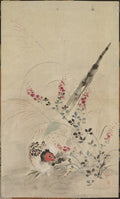 Pheasant and Grasses by Ogata Kōrin (Japanese, 1658–1716) - Classic Art canvas print