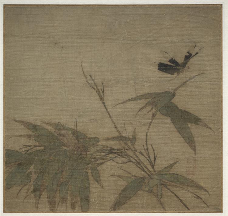 Insects and Bamboo by  - Classic Art canvas print