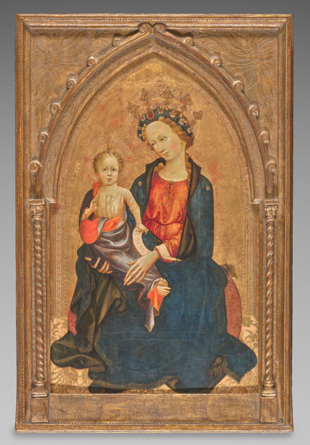 Madonna and Child by Gherardo Starnina (Italian, c. 1360–before 1413) - Classic Art canvas print