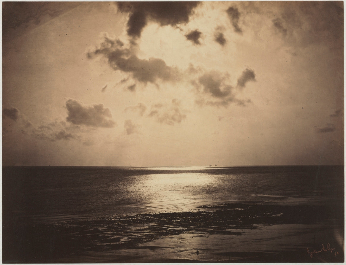 An Effect of the Sun, Normandy by Gustave Le Gray (French, 1820–1884) - Classic Art canvas print