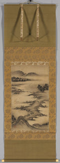 Seasonal Landscapes Autumn by Kano Hideyori (Japanese, active mid- to late 1500s) - Classic Art canvas print