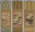 Seasonal Landscapes by Kano Hideyori (Japanese, active mid- to late 1500s) - Classic Art canvas print