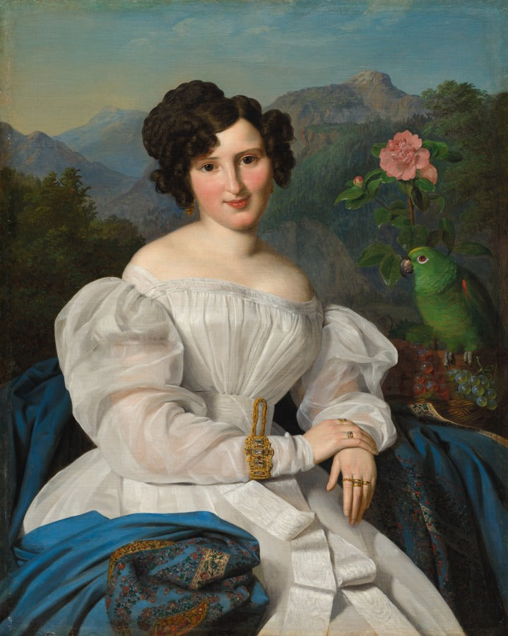 Countess Szchenyi by Ferdinand Georg Waldmüller (Austrian, 1793–1865) - Classic Art canvas print