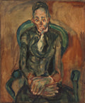 Old Woman by Chaïm Soutine (Russian, 1893–1943) - Classic Art canvas print