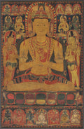 Tantric Buddha Vairochana as Vajrasattva by  - Classic Art canvas print