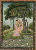 Virahini Nayika, Love-Torn Heroine by  - Classic Art canvas print
