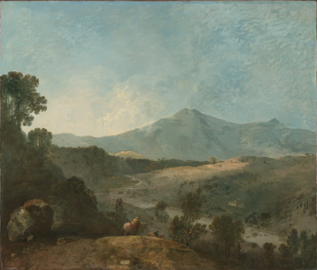 Cader Idris, with the Mawddach River by Richard Wilson (British, 1714–1782) - Classic Art canvas print