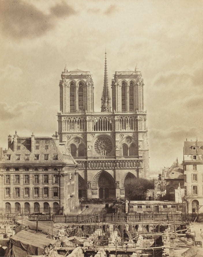 Notre Dame de Paris by Charles Soulier (French, 1840–1875) - Classic Art canvas print