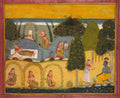 Radha Awaiting Reconciliation with Krishna, from a Gita Govinda of Jayadeva by  - Classic Art canvas print