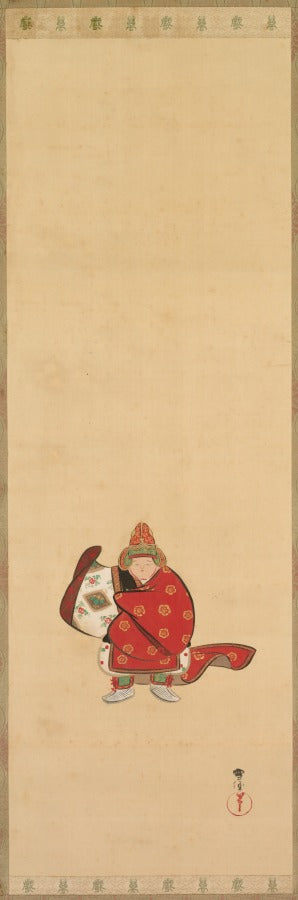 Bugaku Dancer by Kamisaka Sekka (Japanese, 1866–1942) - Classic Art canvas print