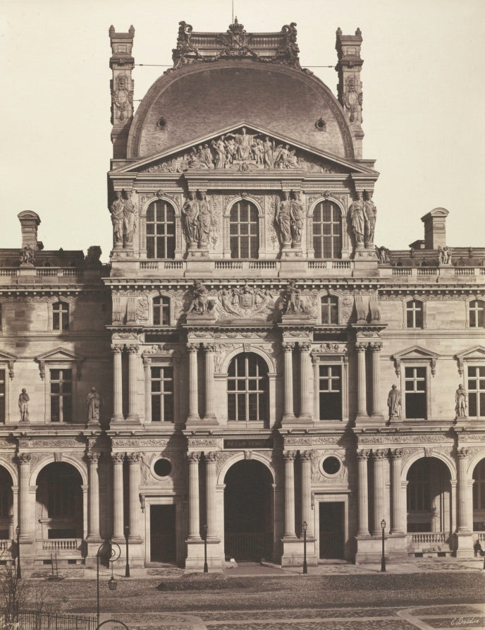 Pavilion Richelieu, Louvre, Paris by Édouard Baldus (French, 1813–1889) - Classic Art canvas print