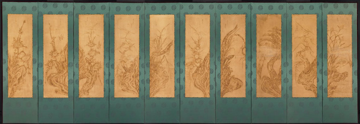 Birds and Flowers by  - Classic Art canvas print