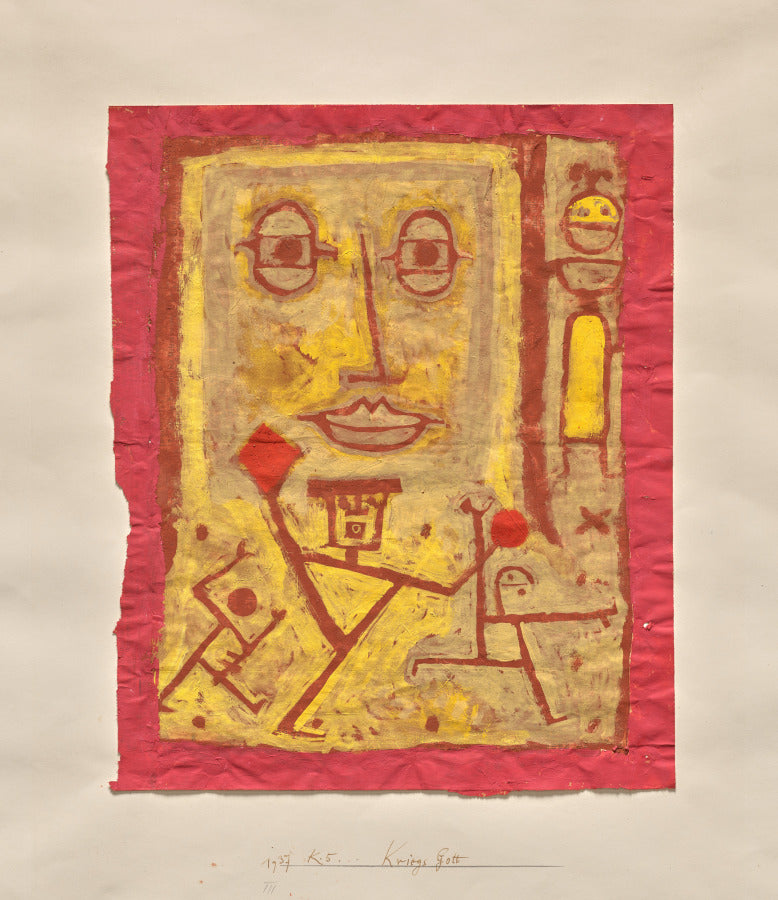 God of War by Paul Klee (German, 1879–1940) - Abstract canvas print