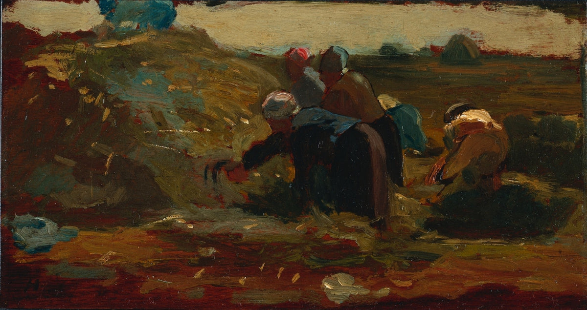 Women Working in a Field by Winslow Homer (American, 1836–1910) - American Realist canvas print