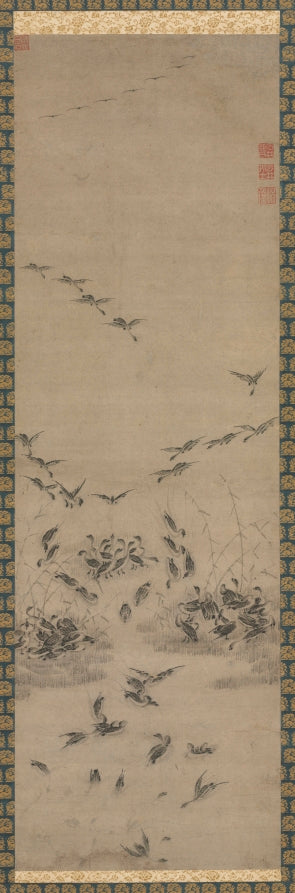 Geese Returning Home by  - Classic Art canvas print