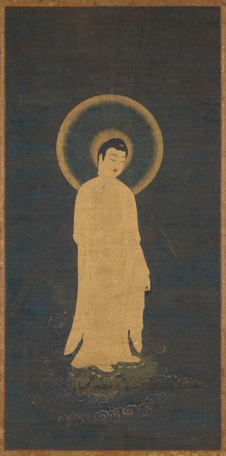 Welcoming Descent of Amida Buddha Raig by  - Classic Art canvas print