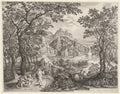 Elisha Cursing the Children of Bethel Who Are Being Devoured by the Bears by Nicolaes de Bruyn (Netherlandish, 1571–1656) - Classic Art canvas print