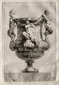 Suite of Vases  Plate 14 by Jacques François Saly (French, 1717–1776) - Classic Art canvas print