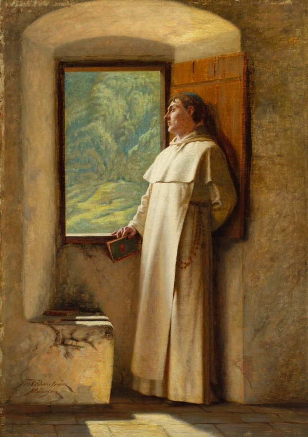 The Sunlight by Ture Nikolaus Cederström (Swedish, 1843–1924) - Classic Art canvas print
