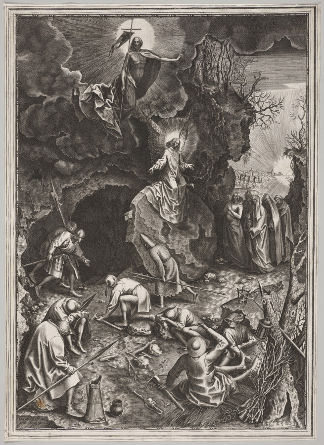 The Resurrection of Christ by Philip Galle (Flemish, 1537–1612) - Classic Art canvas print