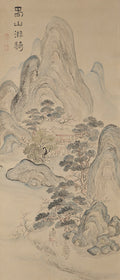 Riding in Springtime Mountains by Ike Taiga (Japanese, 1723–1776) - Classic Art canvas print