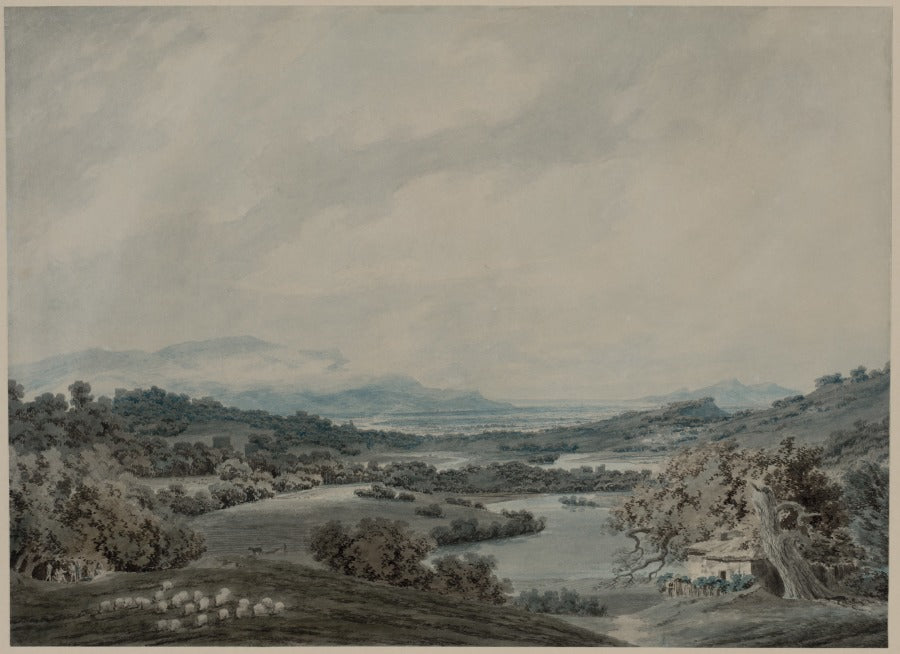 Italian Landscape by John Robert Cozens (British, 1752–1797) - Classic Art canvas print