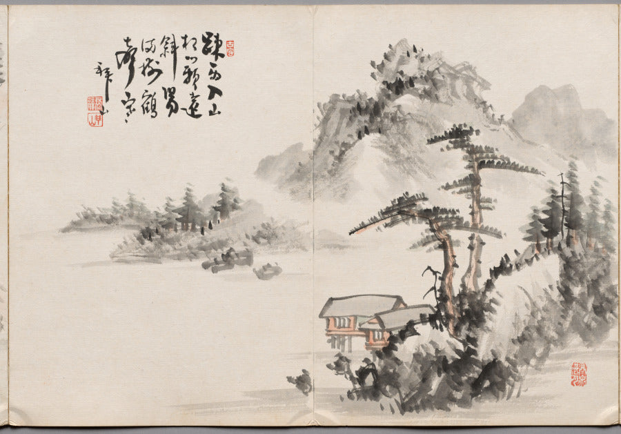 Painting One from Album of Paintings by Haizan by Yoshitsugu Haizan (Japanese, 1846–1915) - Classic Art canvas print